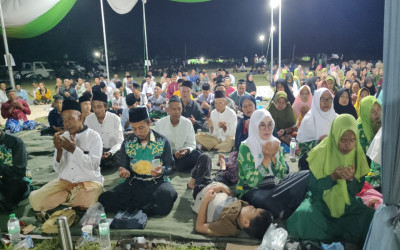 Keluarga Besar Nahdlatul Ulama (KBNU) Merbau Manado Gelar Istighozah Memperingati Hari Santri Nasional 2024